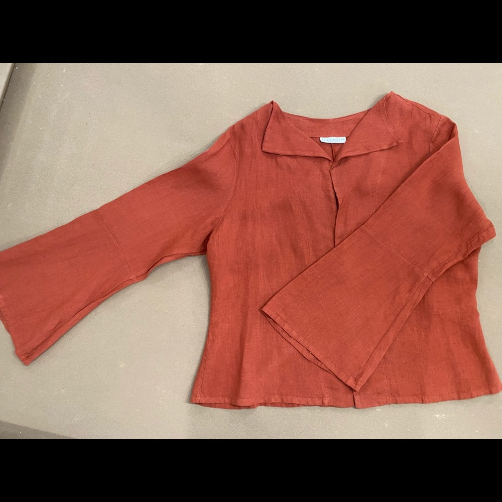 Cropped Linen Jacket